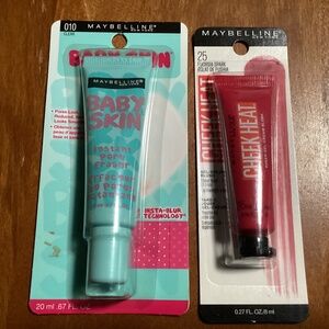Maybelline Baby Skin Instant Pore Eraser 010 & Cheek Heat Gel-Cream Blush